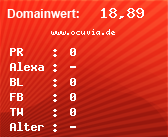 Domainbewertung von www.ocuvia.de